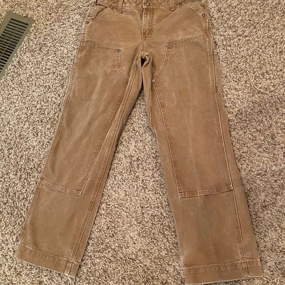 Carhartt double Front heavy Duty work Pants